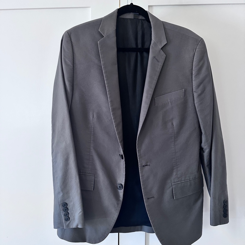 J. Crew Gray Classic Sport Coat Blazer